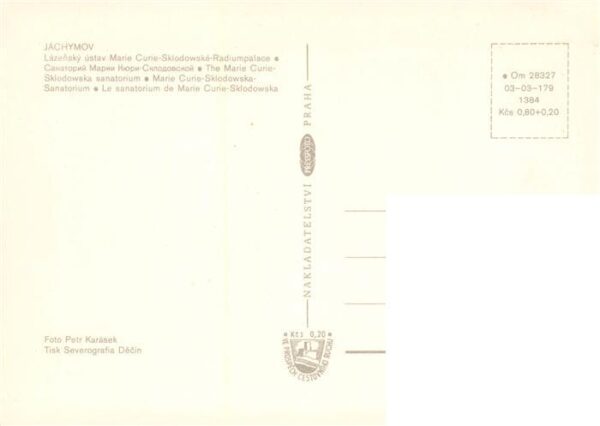 Jachymov Sankt Joachimsthal CZ Sanatorium de Marie Curie – Bild 2