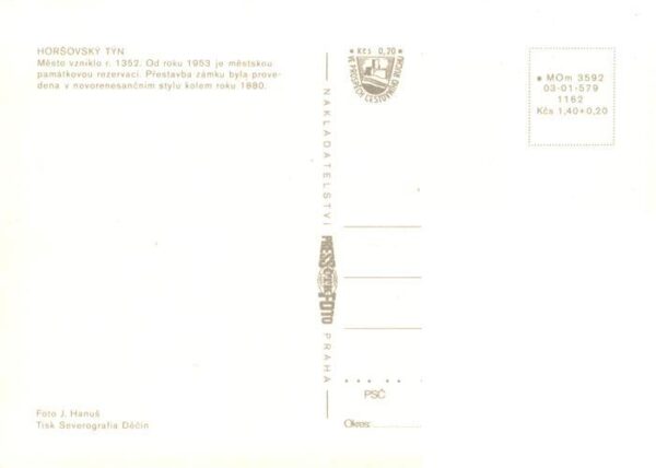 Horsovsky Tyn Bischofteinitz CZ Motive Stadtzentrum Hochhaeuser Badestrand – Bild 2