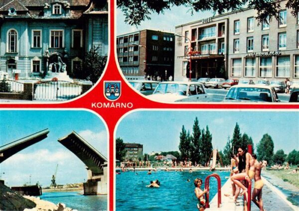 Komarno Komarom Slovakia Pomnik M Jokaiho na nadvori Podunajskeho muzea Interhot