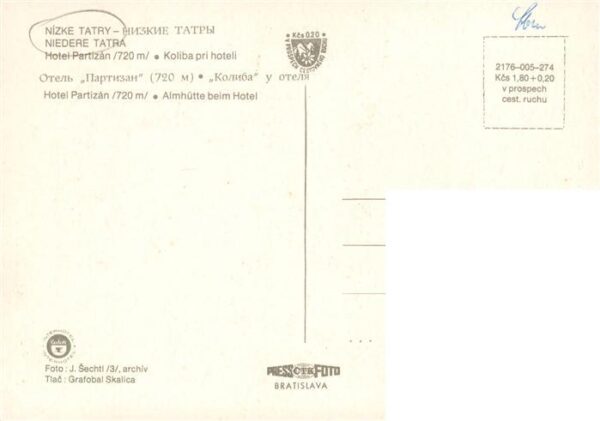Nizke Tatry Slovakia Hotel Partizan Almhuette beim Hotel – Bild 2