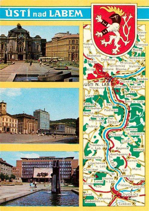 Usti nad Labem Aussig CZ Teilansichten
