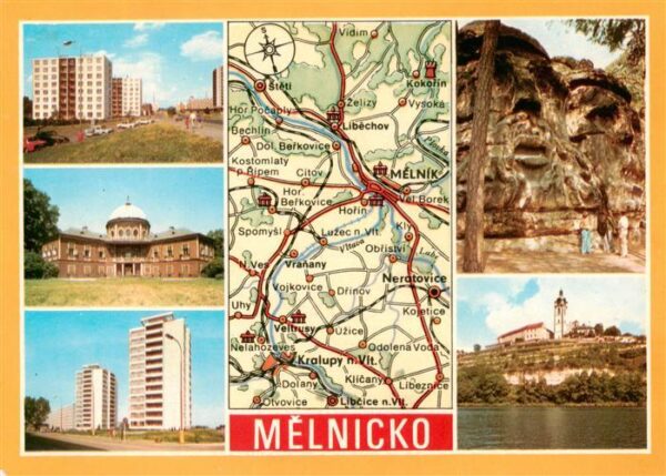 Melnik  CZ Kralupy nad Vit sidliste Lobecek Veltrusy zamek Neratovice sidliste Z