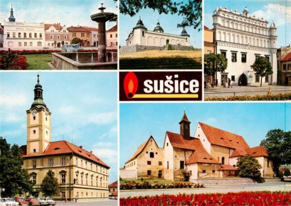 Susice Schuettenhofen CZ Otave pod Svatoborem Muzeum je goticka Radnice Byv klas