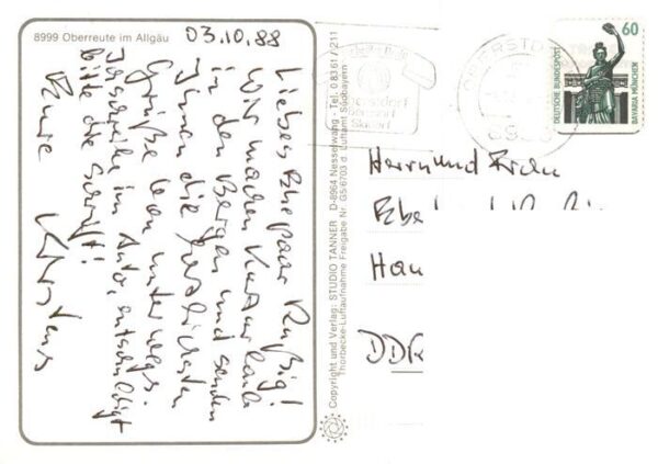 Oberreute Fliegeraufnahme mit Rindalphorn und Hochgrat – Bild 2