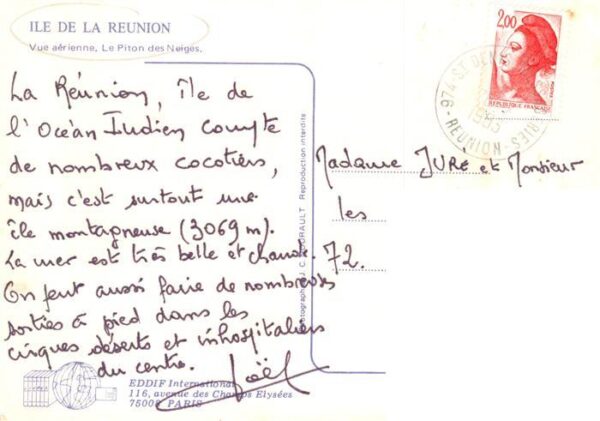 Ile de La Reunion Reunion Vue aerienne Le Piton des Neiges – Bild 2