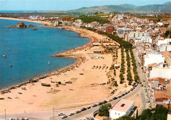 Blanes Costa Brava ES Vista parcial y playa vista aerea