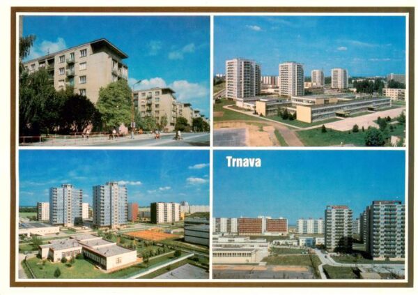 Trnava Slovakia Wohnsiedlungen Hochhaeuser