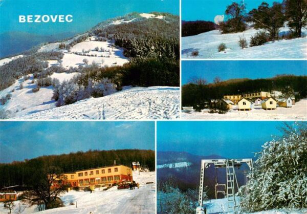Bezovec pri Piestanoch Slovakia Winterpanorama Erholungszentrum Skilift