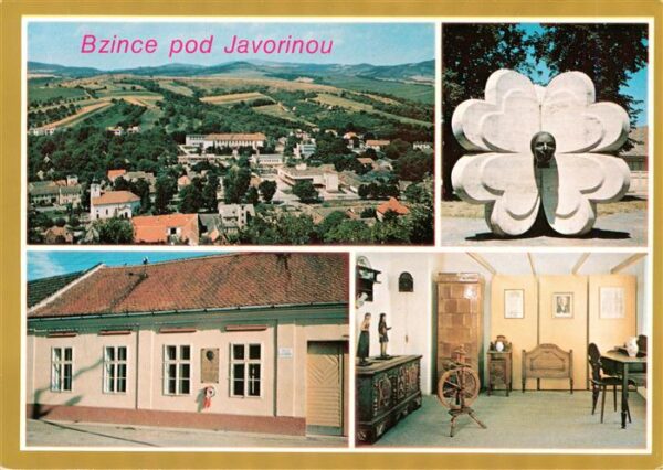 Bzince nad Javorinou Slovakia Panorama Denkmal Museum Ausstellung L. Podjavorins