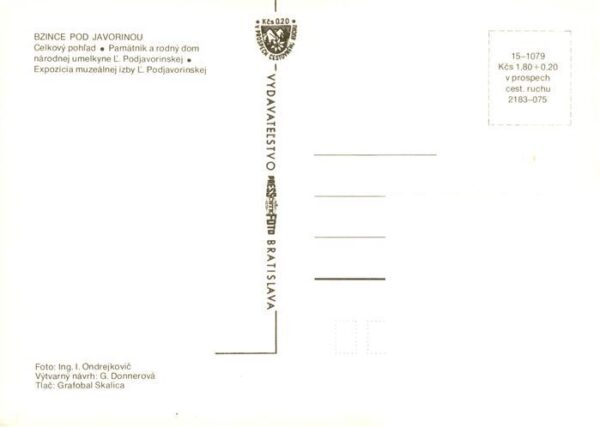 Bzince nad Javorinou Slovakia Panorama Denkmal Museum Ausstellung L. Podjavorins – Bild 2