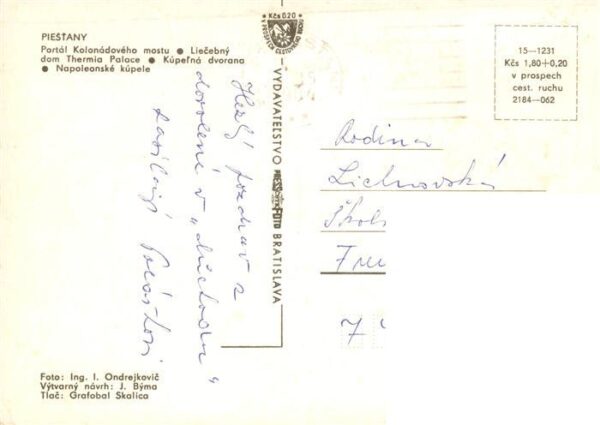 Piestany Pistian Poestyen SK Portal Kolonnadenbruecke Kurhaus Badehaus Napoleoni – Bild 2