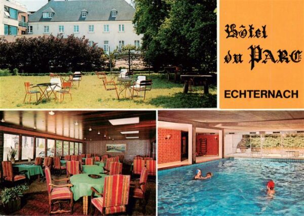 Echternach Luxembourg Hôtel du Parc Hallenbad Garten