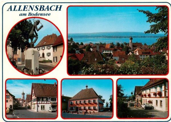 Allensbach Bodensee Panorama Brunnen Stadtzentrum