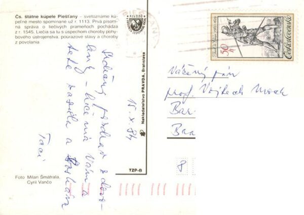 Piestany Pistian Poestyen SK Teilansichten Kolonnadenbruecke – Bild 2