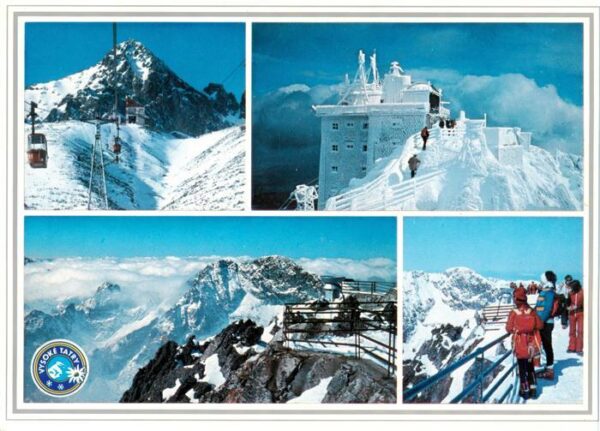 Vysoke Tatry SK Bergbahn Observatorium Fernsicht Panorama Hohe Tatra