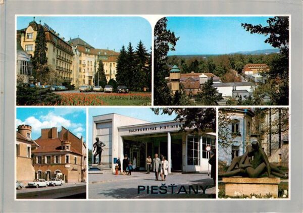 Piestany Pistian Poestyen SK Teilansichten Denkmal Portal Kolonnadenbruecke
