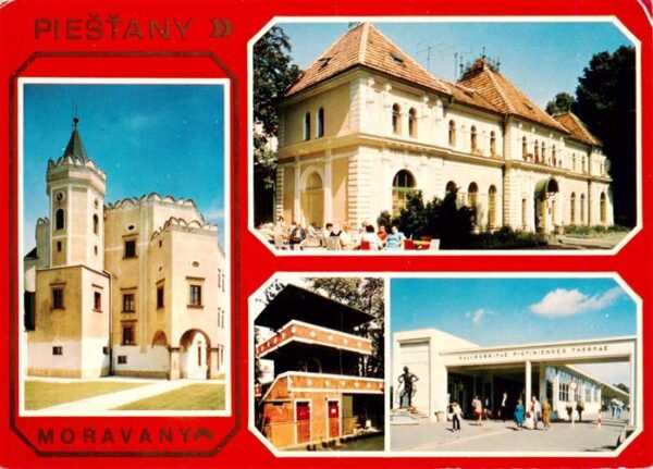 Piestany Pistian Poestyen SK Moravany Dom Museum Portal Kolonnadenbruecke