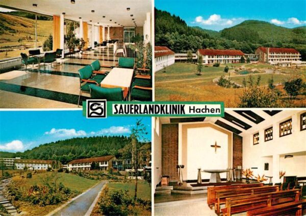Hachen Sauerland Arnsberg Sauerlandklinik Teilansichten Hauskapelle