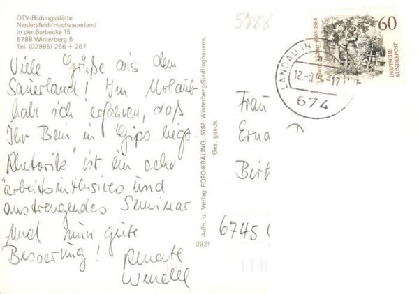 Niedersfeld Winterberg oeTV Bildungsstaette Gastraeume Panorama – Bild 2