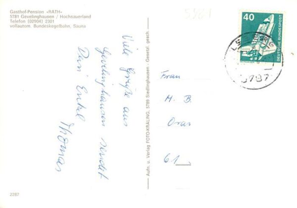 Gevelinghausen Fliegeraufnahme Kirche Schloss Pferdeweide – Bild 2