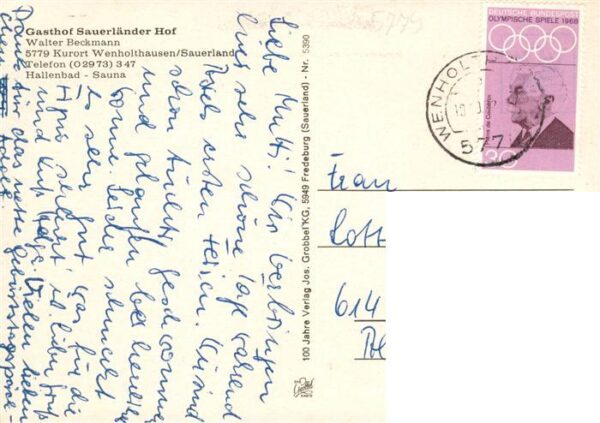 Wenholthausen Eslohe Sauerland Gasthof Sauerlaender Hof Gastraum Freiterrasse Ha – Bild 2