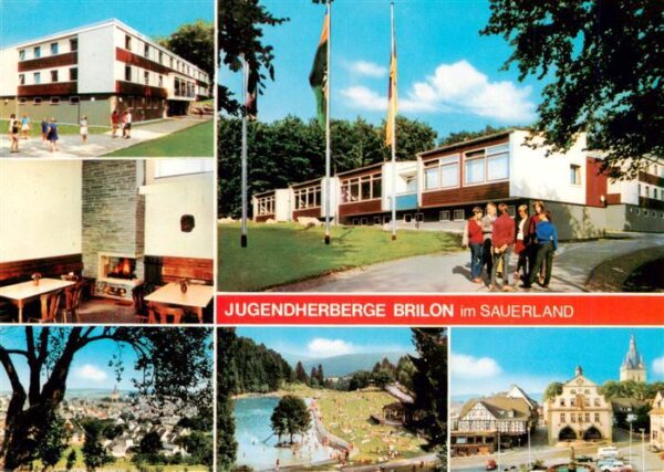 Brilon Jugendherberge Teilansichten Schwimmbad Marktplatz