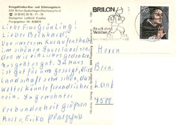 Gudenhagen Fliegeraufnahme Kriegsblinden Kur und Erholungsheim – Bild 2
