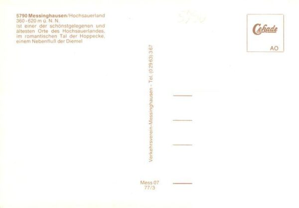 Messinghausen Brilon Panorama Kirche Kurhaus Wassertreten – Bild 2