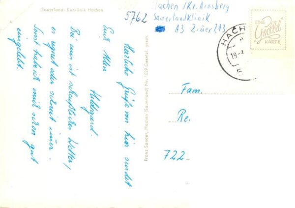 Hachen Sauerland Arnsberg Sauerland Kurklinik – Bild 2