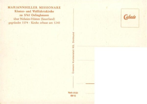 Neheim-Huesten Mariannhiller Missionare Kloster und Wallfahrtskirche – Bild 2