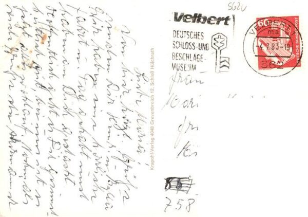 Neviges Velbert Ortspartie Kirche Inneres Marienbild Kreuzigungsgruppe – Bild 2