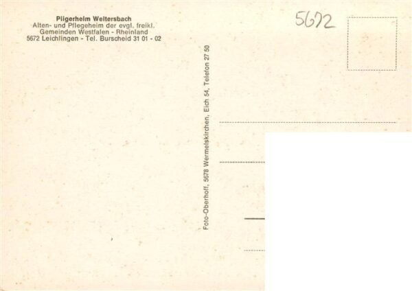 Leichlingen Rheinland Pilgerheim Weitersbach – Bild 2