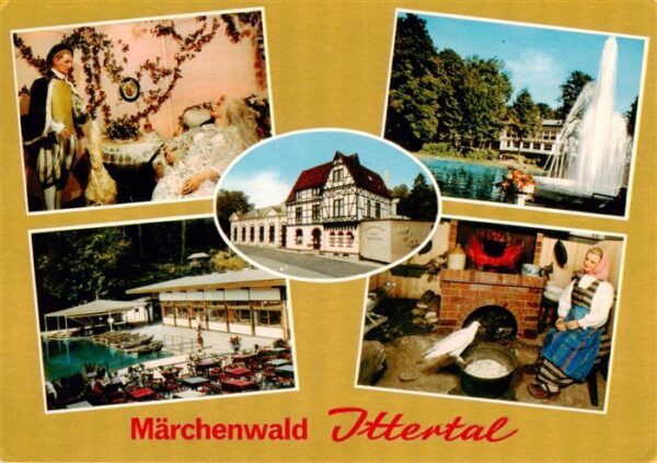 Wald Solingen Maerchenwald Ittertal Gondelteich Fontaene Oberbayern Hauptrestaur