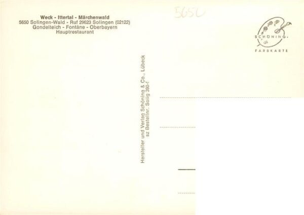 Wald Solingen Maerchenwald Ittertal Gondelteich Fontaene Oberbayern Hauptrestaur – Bild 2