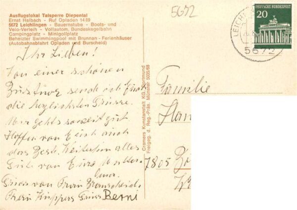 Leichlingen Rheinland Talsperre Diepental Fliegeraufnahme – Bild 2