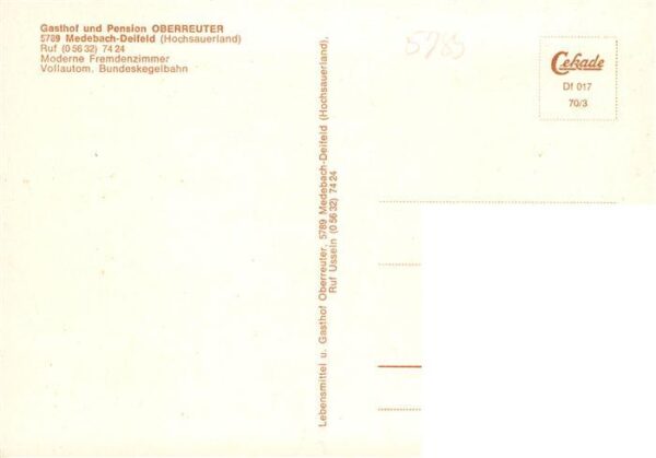 Deifeld Medebach Panorama Gasthof Oberreuter – Bild 2