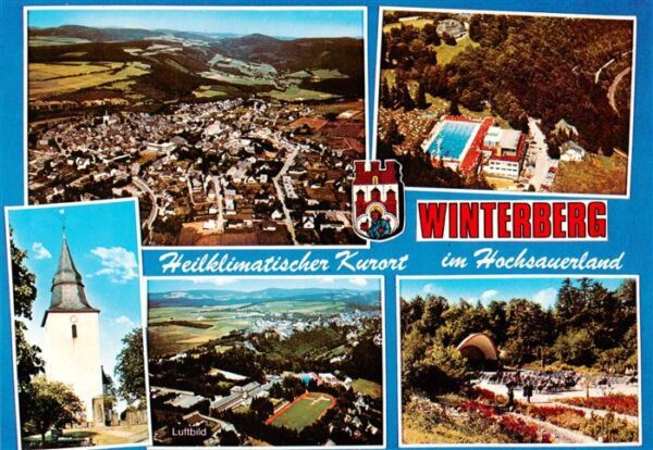 Winterberg  Hochsauerland NRW Fliegeraufnahmen Kirche Kurkonzert