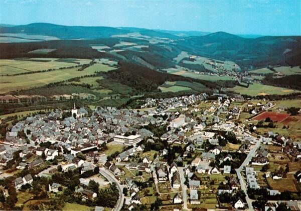 Winterberg  Hochsauerland NRW Fliegeraufnahme