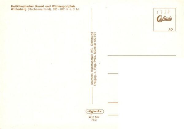 Winterberg  Hochsauerland NRW Fliegeraufnahme – Bild 2