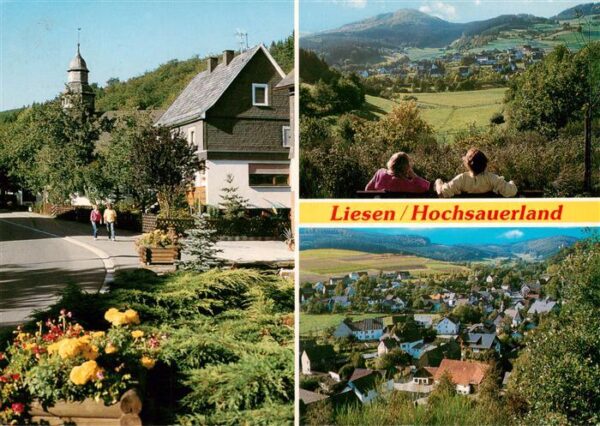Liesen Hallenberg Hochsauerland Ortspartien Panorama