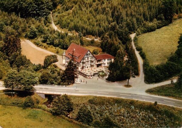 Wiemeringhausen Hotel Haus Wildenstein Fliegeraufnahme