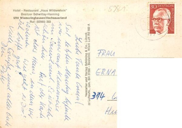 Wiemeringhausen Hotel Haus Wildenstein Fliegeraufnahme – Bild 2