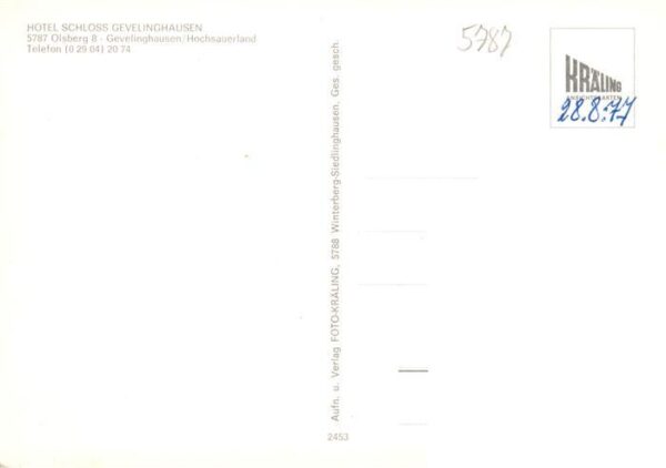 Gevelinghausen Hotel Schloss Gevelinghausen Speisesaal Hallenbad Bar Spiegelsaal – Bild 2