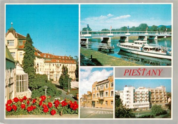 Piestany Pistian Poestyen SK Liecebny dom Thermia Palace Kolonadovy most Hotel V
