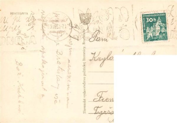 Bratislava Pressburg Pozsony SK Schloss Fahrgastschiff – Bild 2