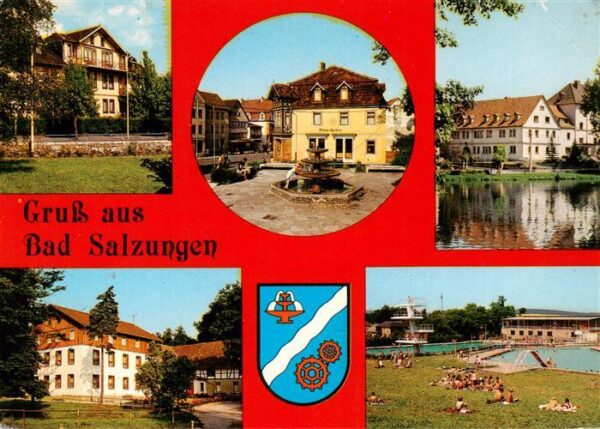 Bad Salzungen Fremdenheim Joos Marktbrunnen Mohren Apotheke Hufeland Sanatorium