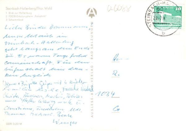 Steinbach Hallenberg Hallenburg FDGB Erholungsheim Fortschritt Schwimmbad – Bild 2