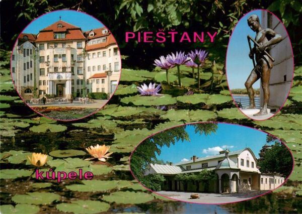 Piestany Pistian Poestyen SK Thermia Palace Socha barlolamaca Napoleonske kupele