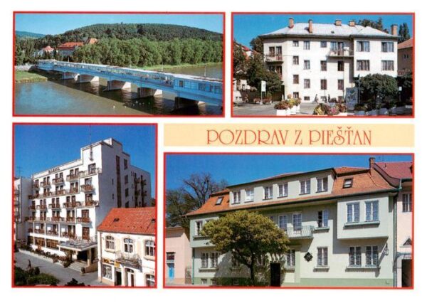 Piestany Pistian Poestyen SK Kolonadovy most Liecebne domy Krivan Jalta Smarago