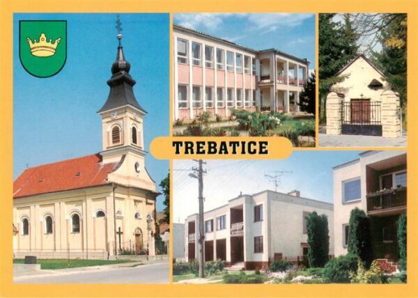 Trebatice Trebatitz Slovakia Prva pisomna zmienka o obci Rim kat kostol sv Stefa